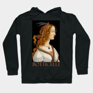 Portrait of a Lady by Sandro Botticelli Hoodie